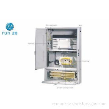 12 Cores Outdoor Telecom Cabinet , Telecommunication Enclos